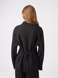 Waldita Structure Shirt Black Neo Noir