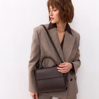 Arezzo Bag Dark Brown Latalia