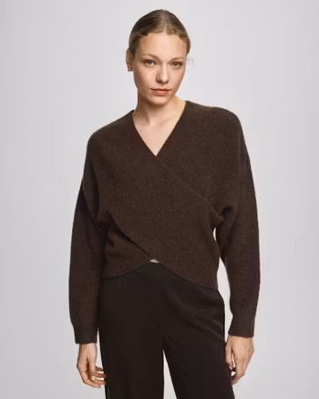 Zinelle Hope Wrap Pullover Slate Black Mel MSCH