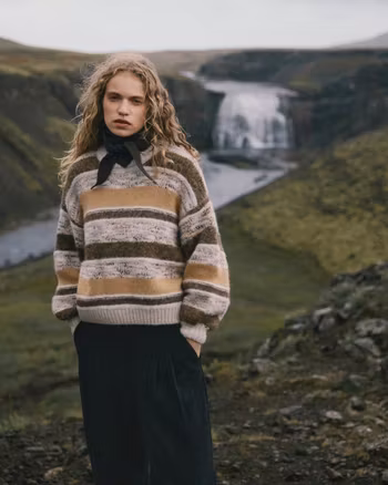 Lowee Scarf Slate Black Mel MSCH