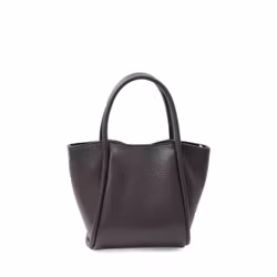 Florence Small Leather Bag Dark Brown Latalia