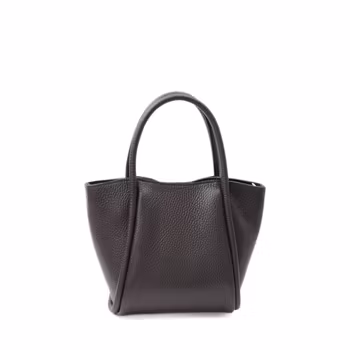 Florence Small Leather Bag Dark Brown Latalia