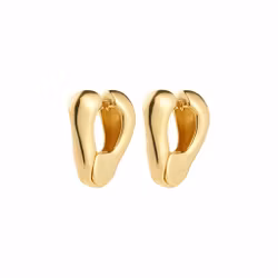 Free Earrings Gold Pilgrim