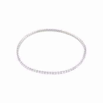 Arash Crystal Bracelet Silver Pilgrim