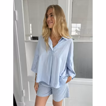 Klara Shirt Light Blue Continue