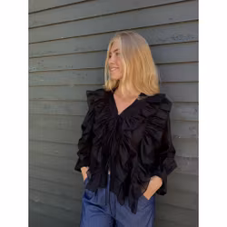 Citta Blouse Black Continue