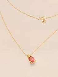 Embla Necklace Ruby Ylva Li