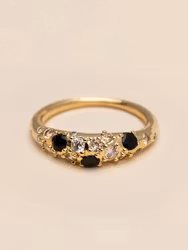Hermes Ring Noir/Champagne Ylva LI