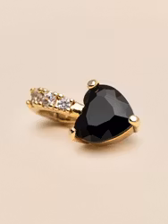 Venus Necklace Charm Noir/Champagne Ylva Li