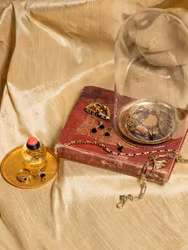 Venus Stud Noir/Champagne Ylva Li