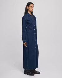 Mow Shirt Dress Dark Blue Wash MSCH