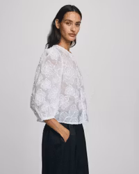 Ismene 3/4 Shirt EMB Bright White MSCH