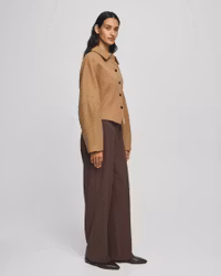 Macy Michelle HW Wide Pants Hot Fudge MSCH
