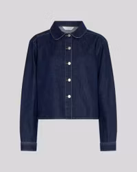 Adna Alena Shirt Dark Blue Wash MSCH