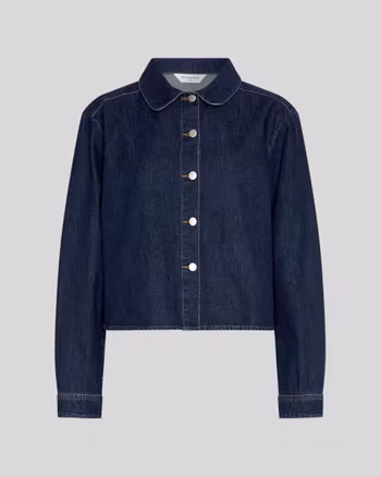 Adna Alena Shirt Dark Blue Wash MSCH