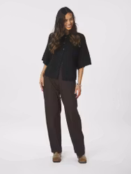 Benuta Fluffy Knit Cardigan Black Neo Noir