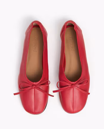 Blaise Leather Cherry Flattered