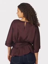 Annegret Heavy Sateen Blouse