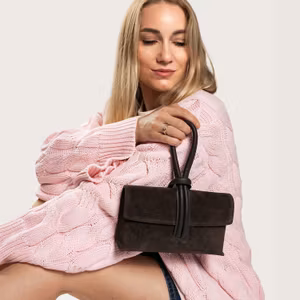 Barletta Clutch Mocka Espresso Ash Latalia