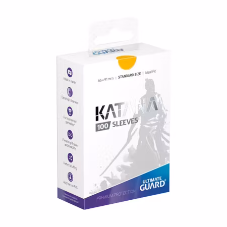 Katana Sleeves Standard Size Yellow