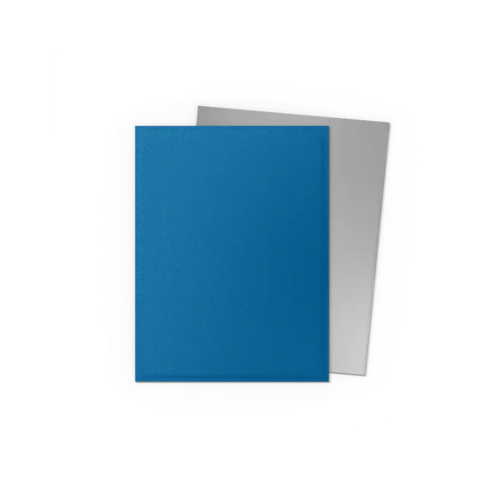 Dragon Shield Matte Dual Sleeves - Cobalt & Silver