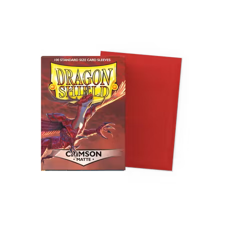 Dragon Shield Matte - Crimson