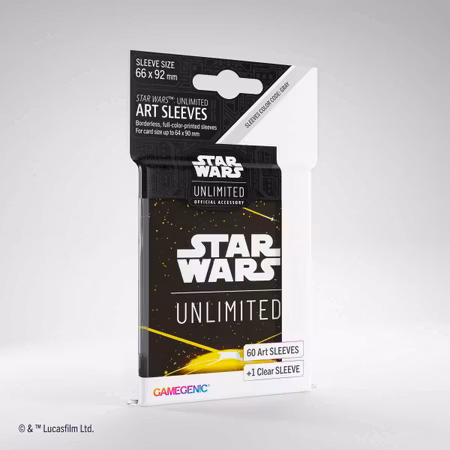 SWU Sleeves Card Back Yellow