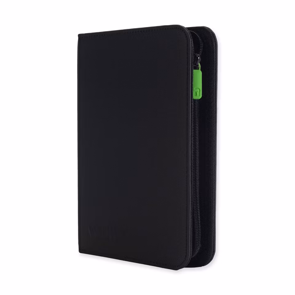 VaultX Exo-Tec Zip Binder 4-Pocket Black