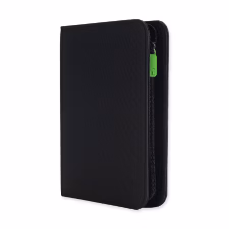 VaultX Exo-Tec Zip Binder 4-Pocket Black