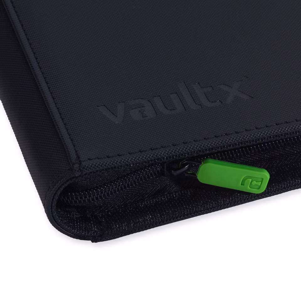 VaultX Exo-Tec Zip Binder 4-Pocket Black