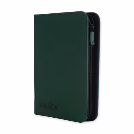 VaultX Exo-Tec Zip Binder 4-Pocket Green