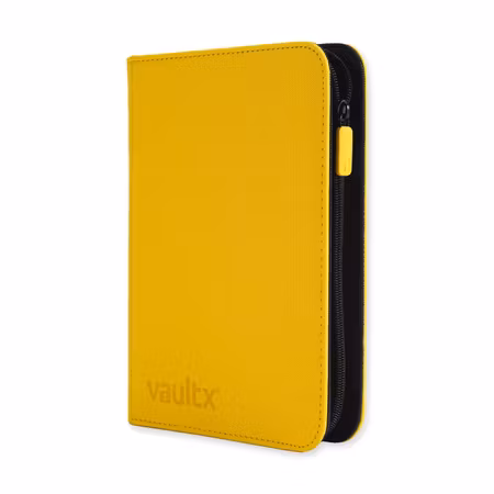 VaultX Exo-Tec Zip Binder 4-Pocket Yellow