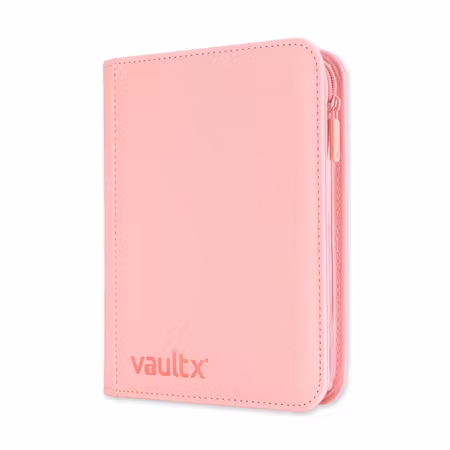 VaultX Exo-Tec Zip Binder 4-Pocket Pink