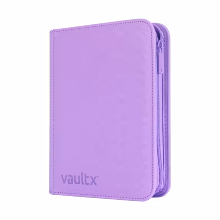 VaultX Exo-Tec Zip Binder 4-Pocket Purple