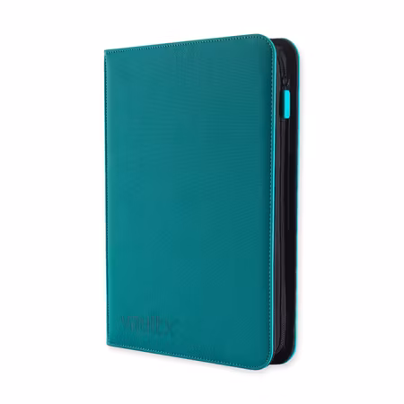 VaultX Exo-Tec Zip Binder 9-Pocket Teal