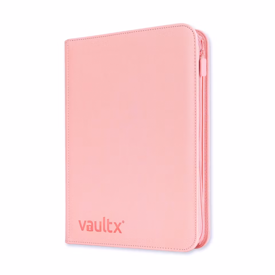 VaultX Exo-Tec Zip Binder 9-Pocket Pink