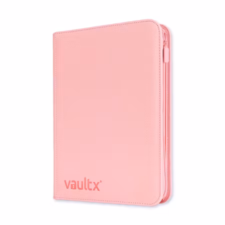 VaultX Exo-Tec Zip Binder 9-Pocket Pink
