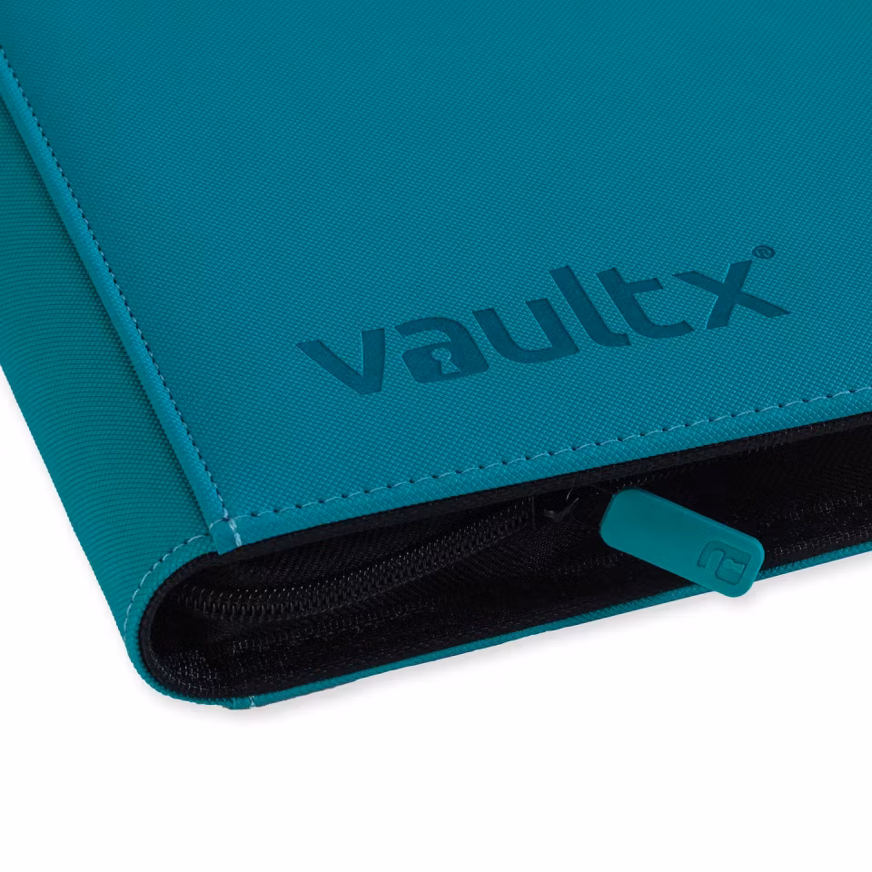 VaultX Exo-Tec Zip Binder 12-Pocket Teal