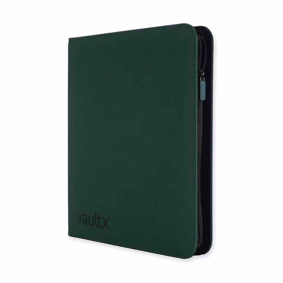 VaultX Exo-Tec Zip Binder 12-Pocket Green