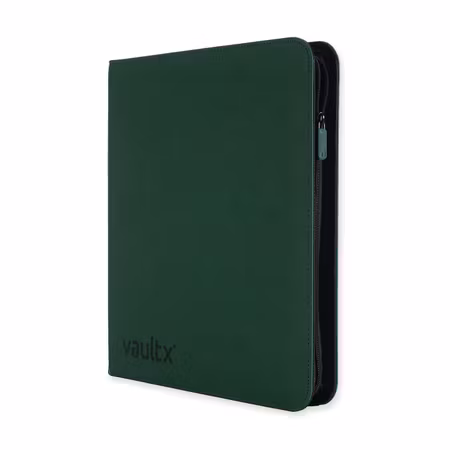 VaultX Exo-Tec Zip Binder 12-Pocket Green
