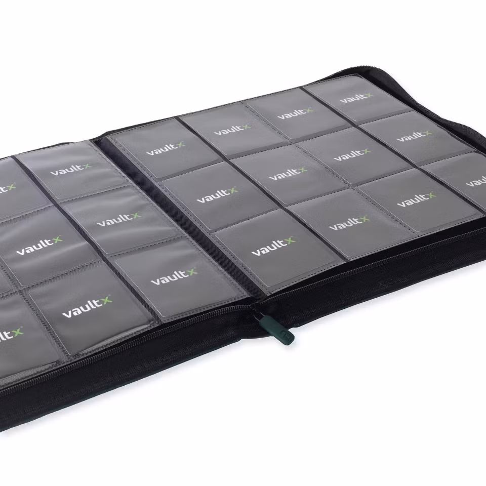 VaultX Exo-Tec Zip Binder 12-Pocket Green
