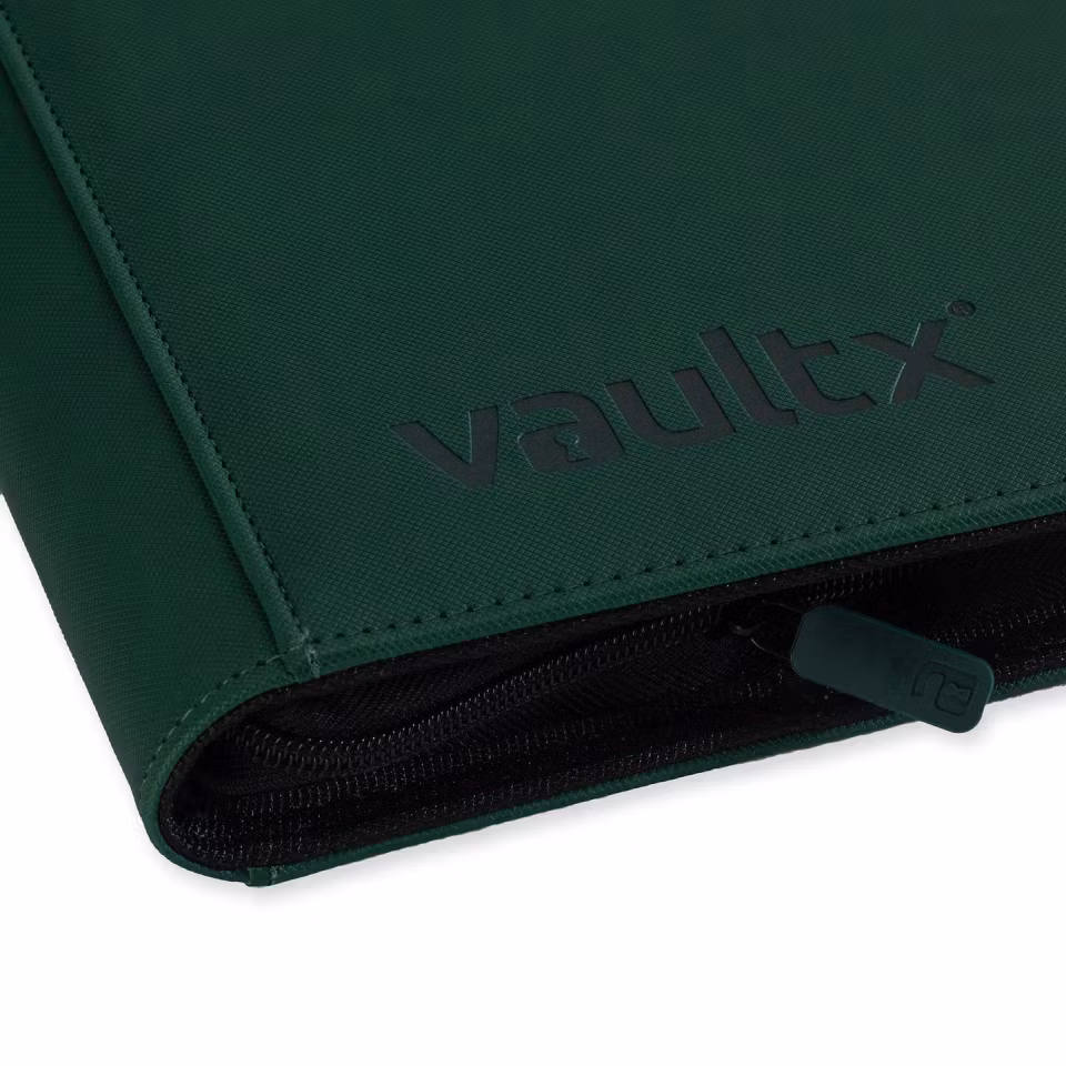 VaultX Exo-Tec Zip Binder 12-Pocket Green