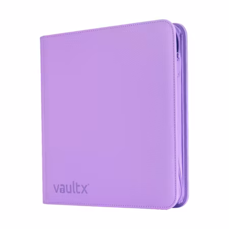VaultX Exo-Tec Zip Binder 12-Pocket Purple
