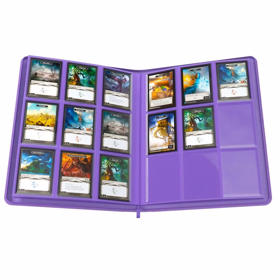 GameGenic Binder Purple 18-pocket 360 cards
