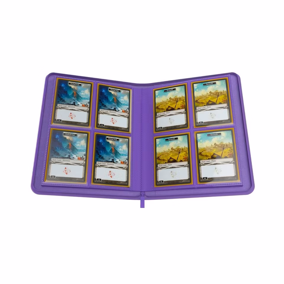 GameGenic Binder Purple 8-pocket 160 cards