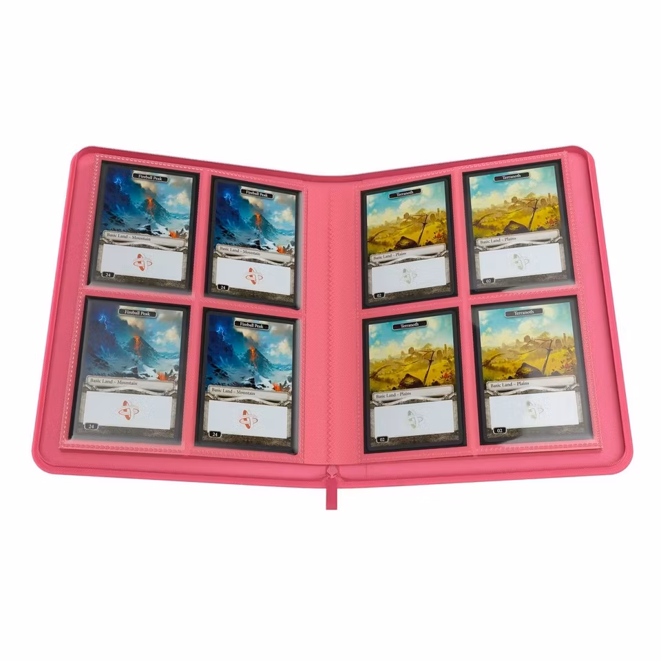 GameGenic Binder Pink 8-pocket 160 cards
