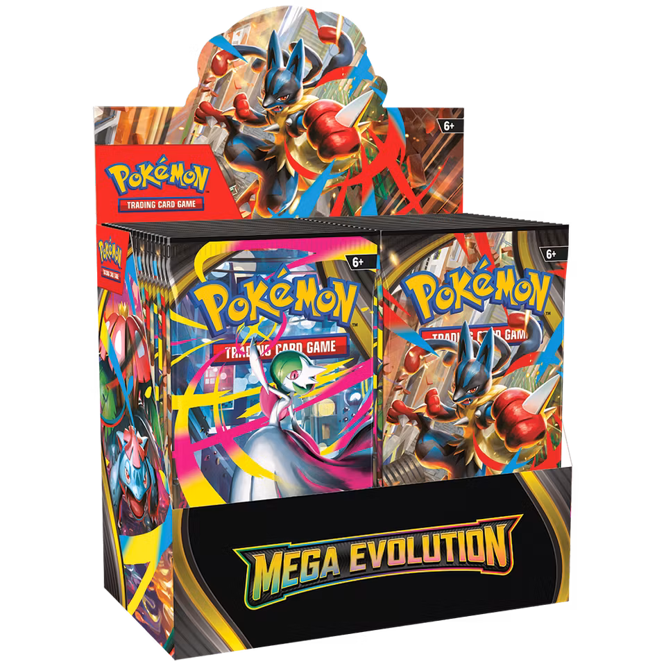 Mega Evolutions Booster Display