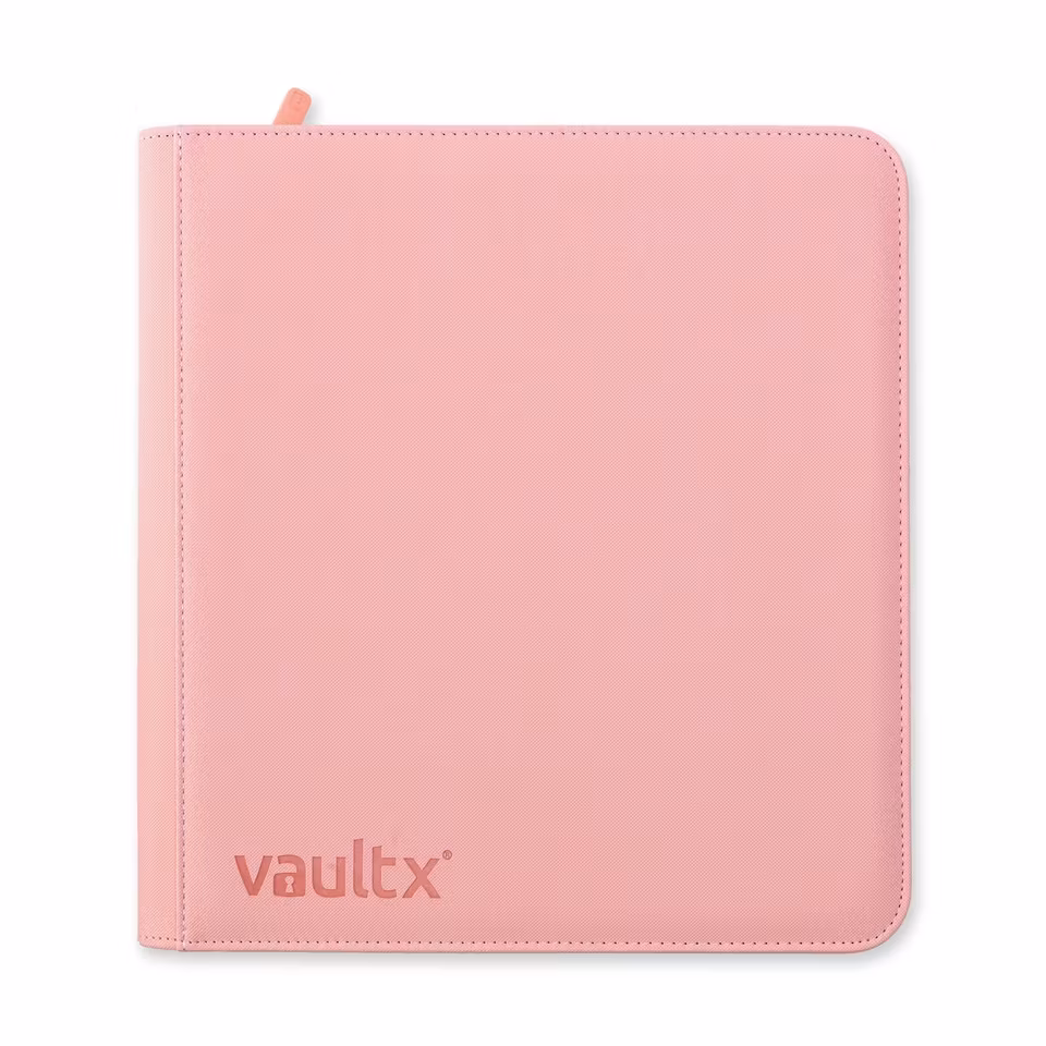 VaultX Exo-Tec Zip Binder 12-Pocket Pink