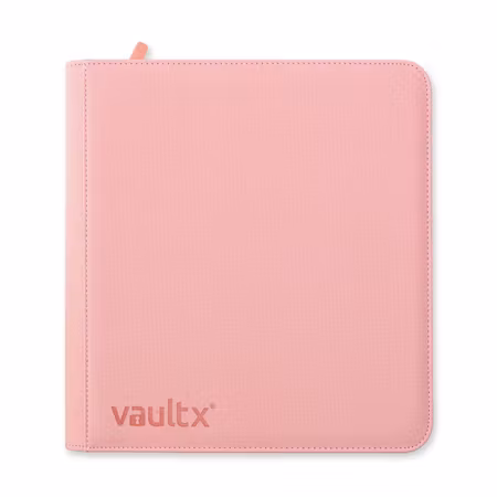VaultX Exo-Tec Zip Binder 12-Pocket Pink