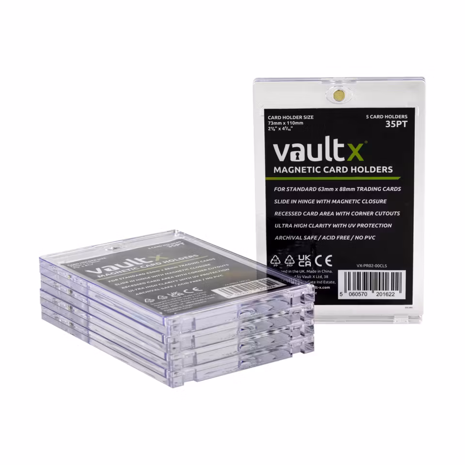 VaultX Magnetic Card Holders 35PT 5-pack